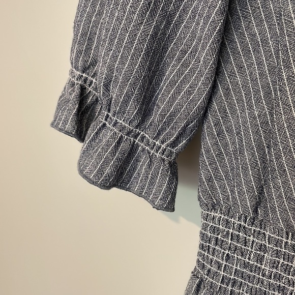 Women’s small midi pinstriped dress - like new - Picture 5 of 12